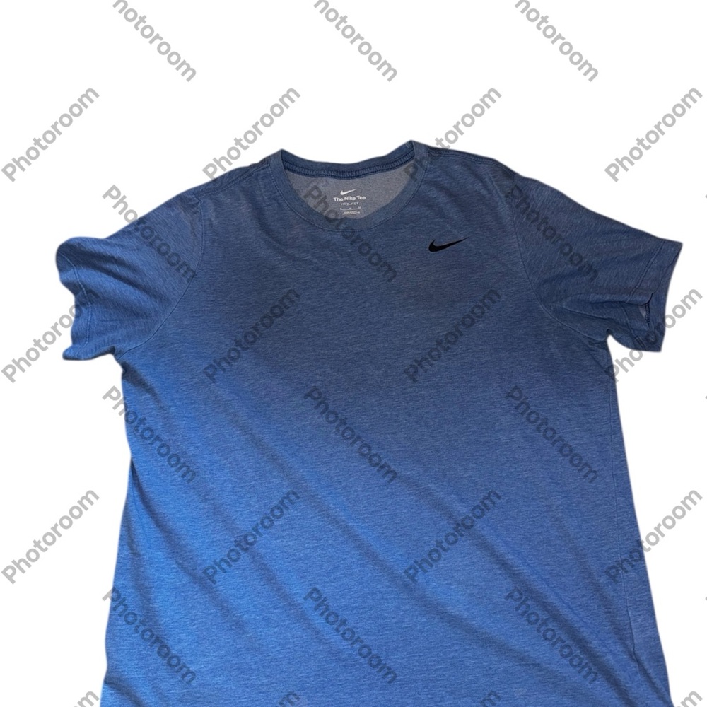 Nike Men's Heather Blue Short Sleeve Tee